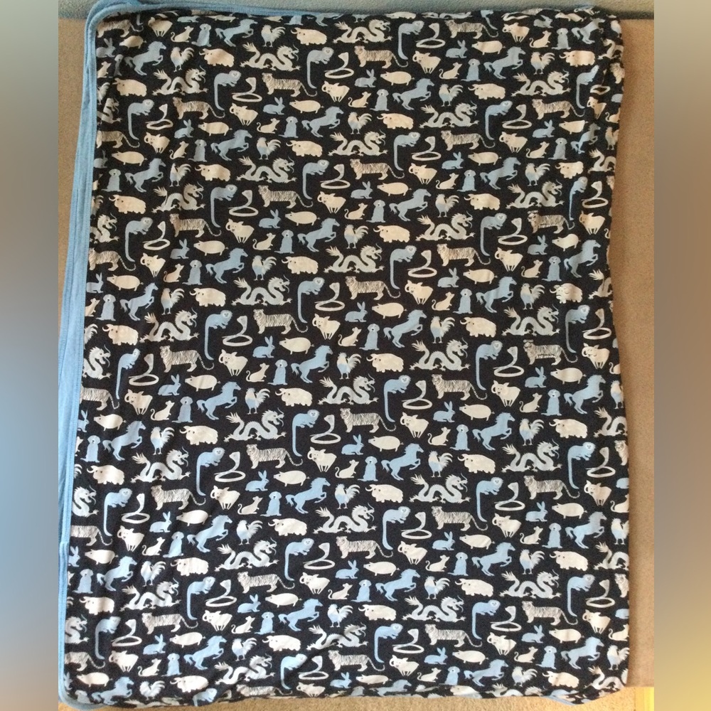 Kickee Chinese Zodiac Toddler Blanket